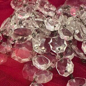 Vintage Chandelier Glass Crystals